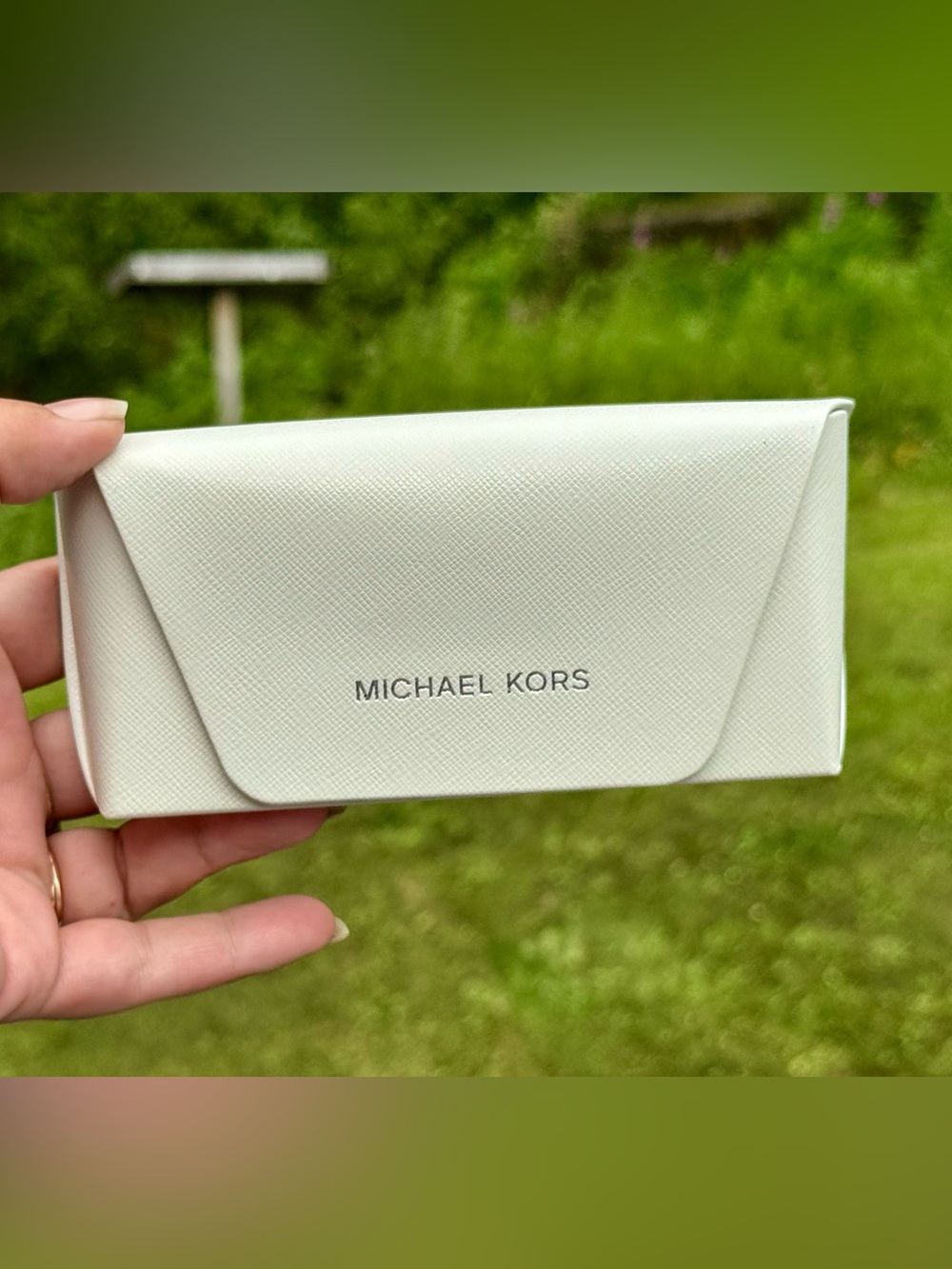 Michael Kors White Sunglasses Case